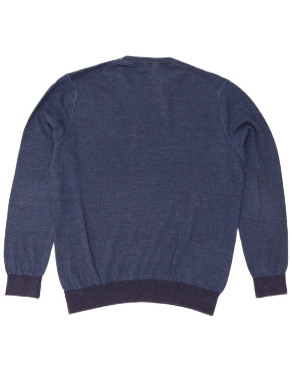 Crew Tøj Herre Crew Neck Jumper Sweater Stor Blå Bomuld