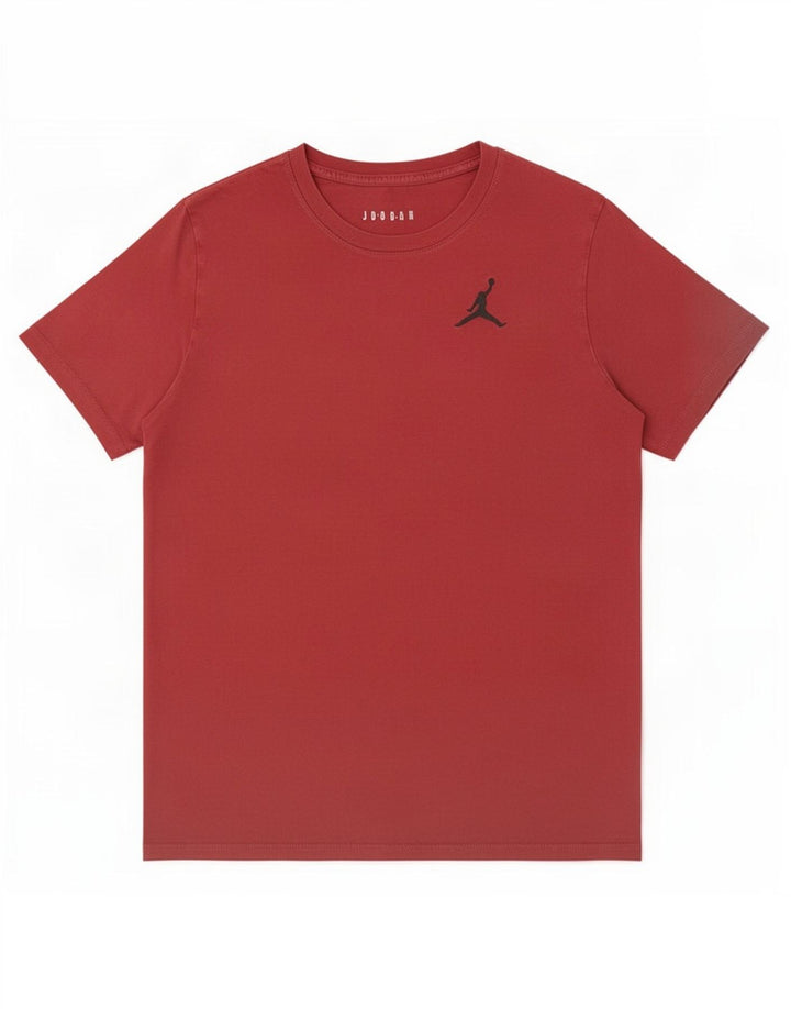 Jordan Herre T-shirt Top Stor rødbrun bomuld