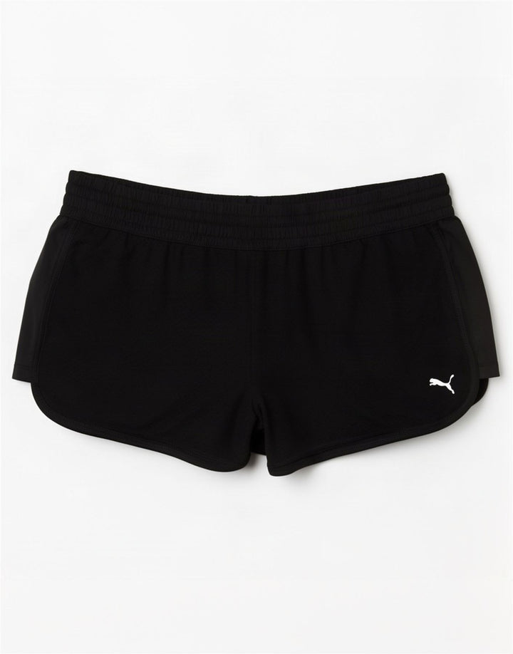 Puma Sportsshorts til kvinder UK 12 Medium Sort Polyester