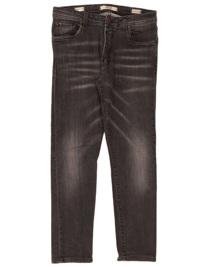 Liu Jo Herre Regular Slim Jeans W35 L30 Grå Bomuld