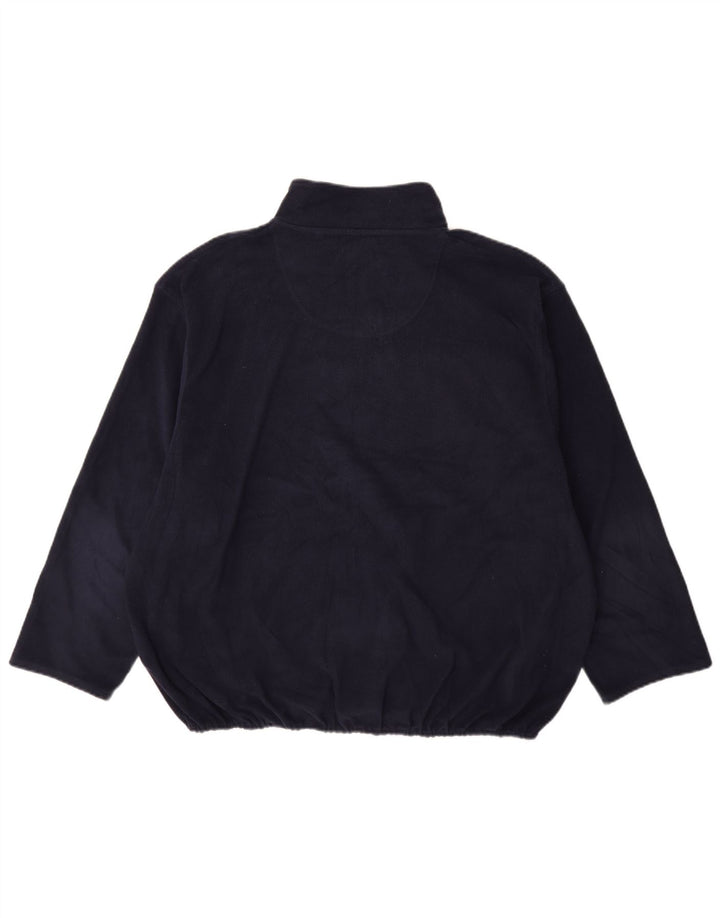 Canda Fleece Jumper med lynlås til mænd 3XL marineblå