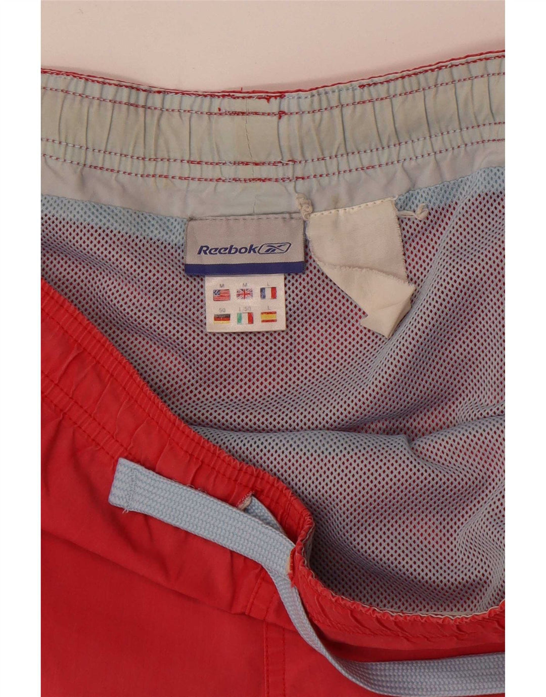 Reebok Badeshorts til mænd Medium Rød Polyester Sports