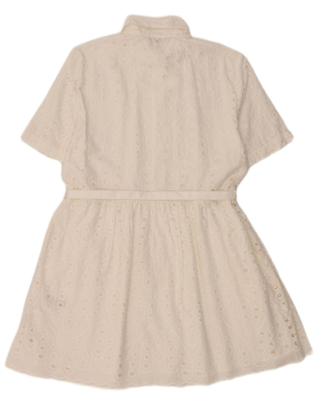 Zara skjortekjole til kvinder UK 14 Medium White