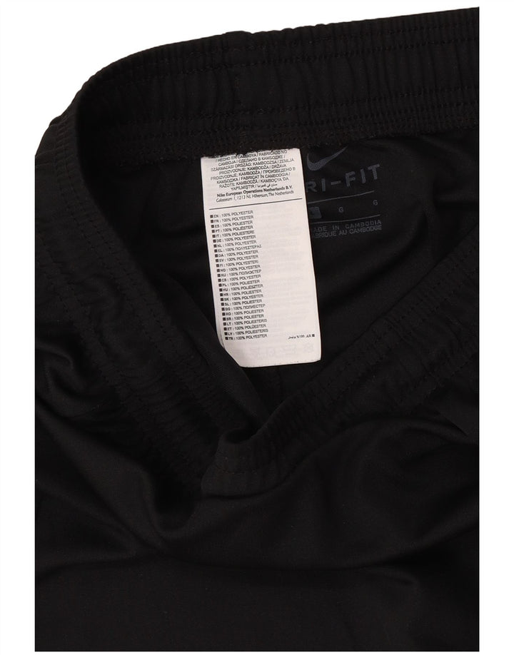 Nike Herre Dri Fit sportsshorts, store sorte polyester