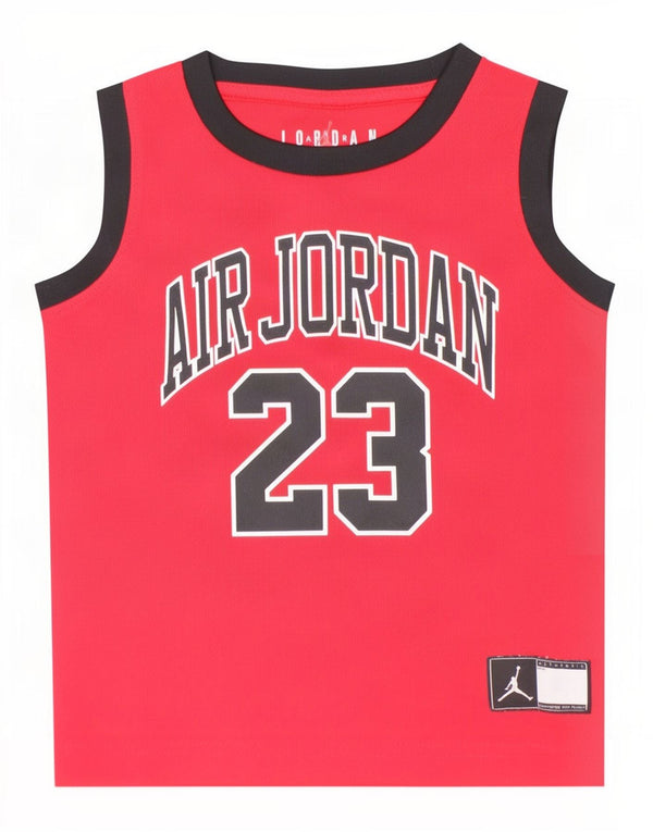 Jordan Boys Grafisk Vest Top 2-3 År Rød Polyester