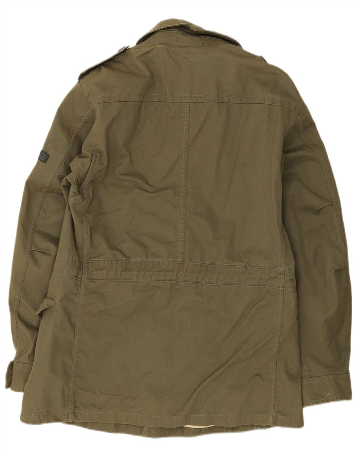 Marc O'Polo Herre Military Jacket UK 36 Small Green Army