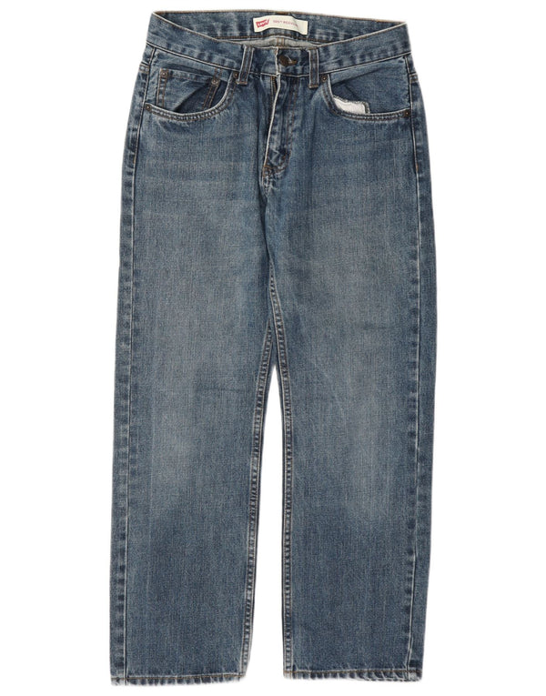 Levi's Boys 505 lige jeans 15-16 år W28 L28 blå bomuld