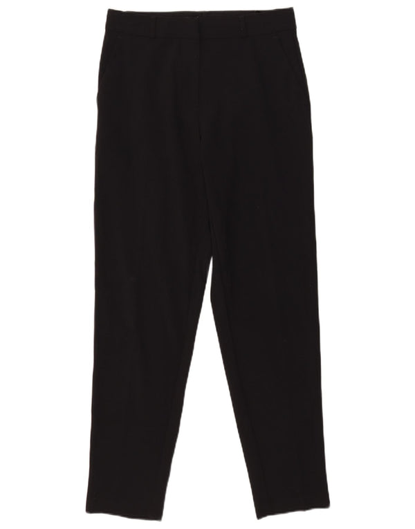 Marks & Spencer Dame Slim Casual Bukser UK 8 Small W28 L28 Sort
