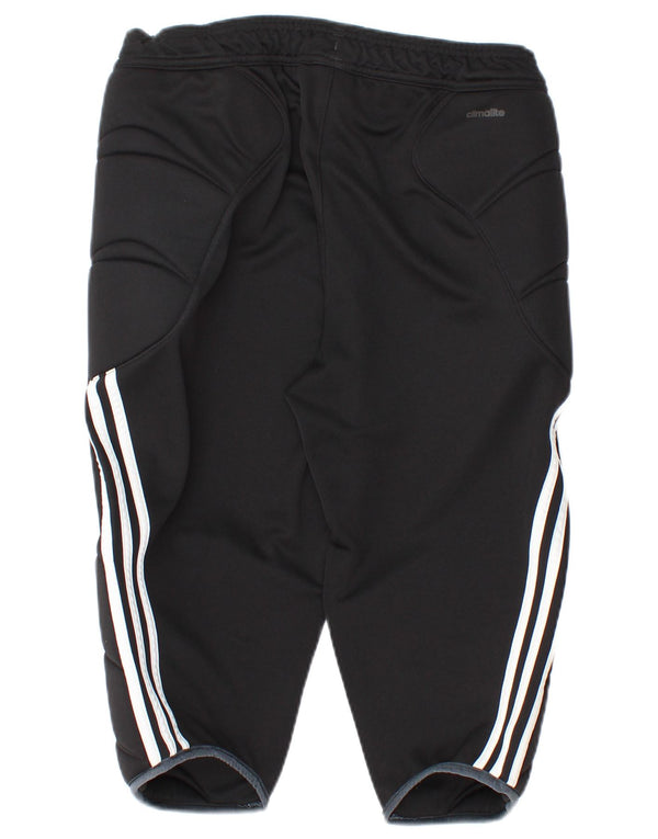 Adidas Mens Climalite Capri Tracksuit Trousers Large  Black Polyester