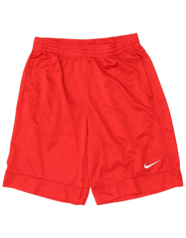 Nike sportsshorts til mænd, medium rød polyester