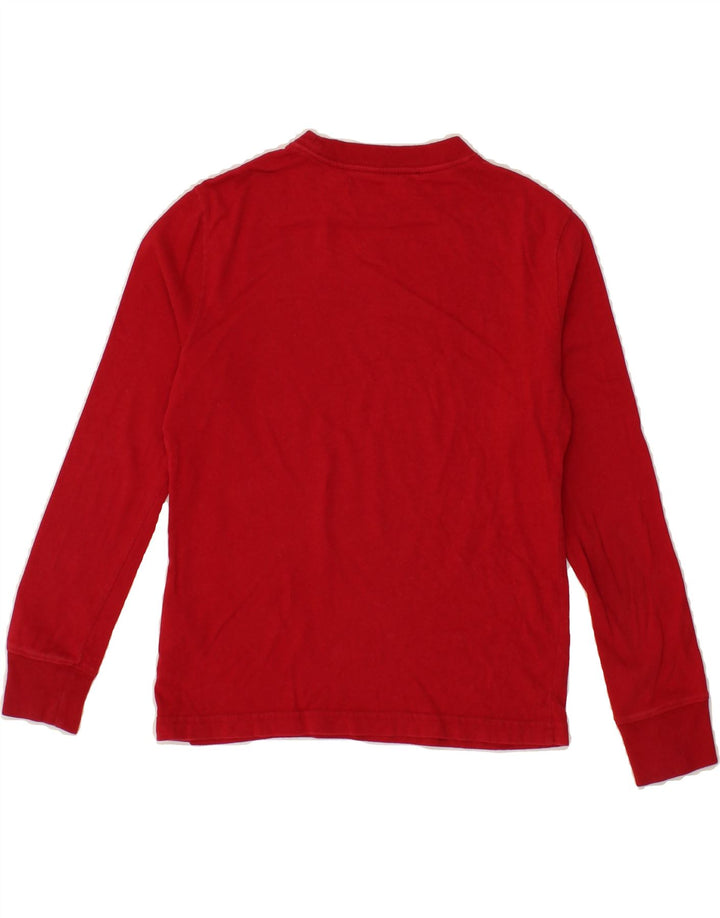 TOMMY HILFIGER Boys Top Long Sleeve 6-7 Years Small  Red Cotton Vintage Tommy Hilfiger and Second-Hand Tommy Hilfiger from Messina Hembry 