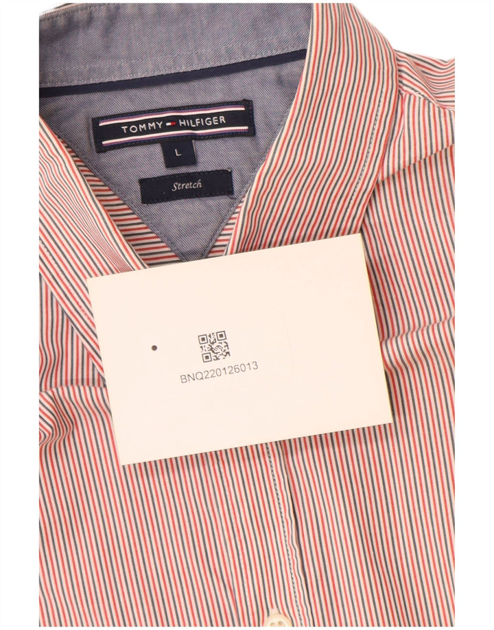Tommy Hilfiger Herreskjorte Stor Pink Bomuld