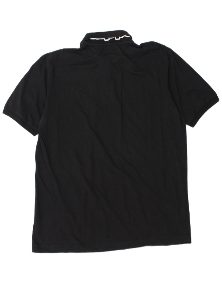 Kappa herre poloshirt 2XL sort bomuld