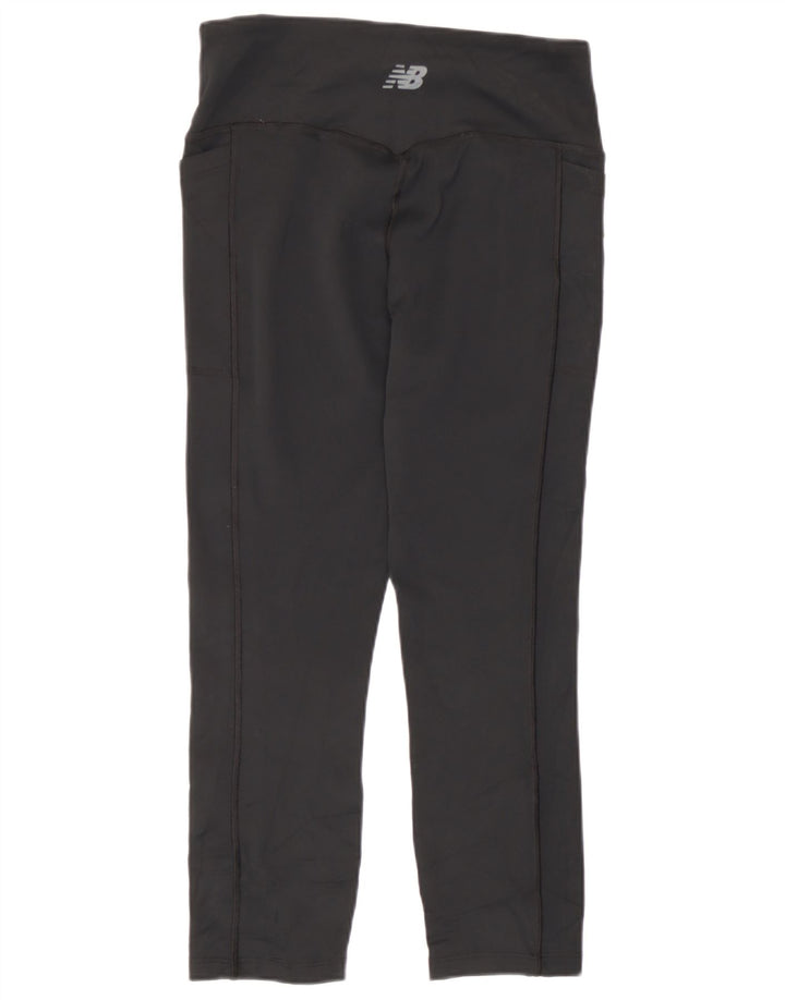 New Balance Dame Leggings UK 12 Medium Sort Polyester