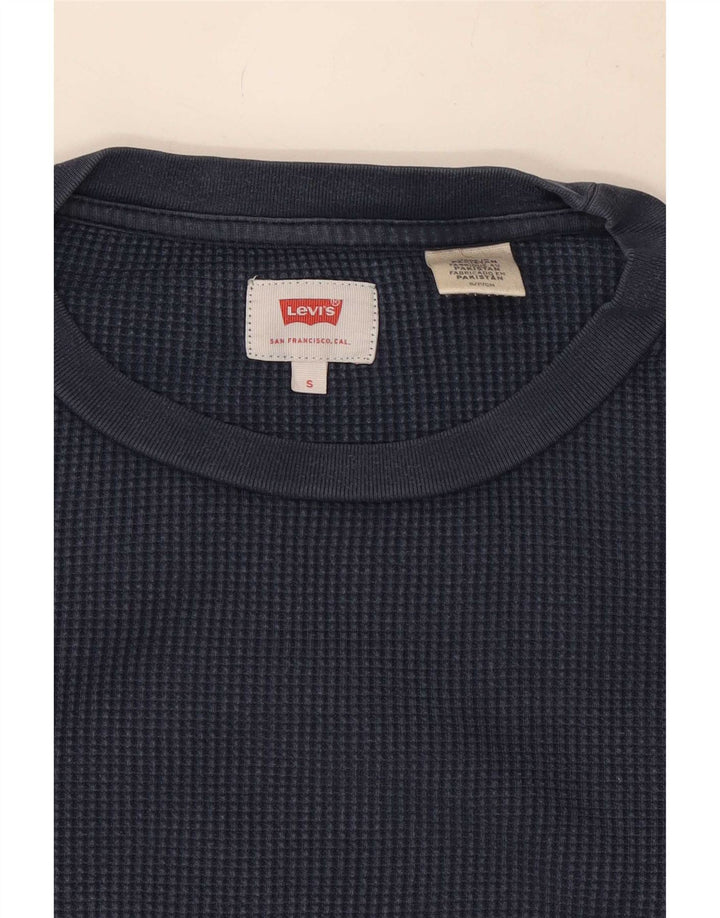 Levi's herre top langærmet lille marineblå