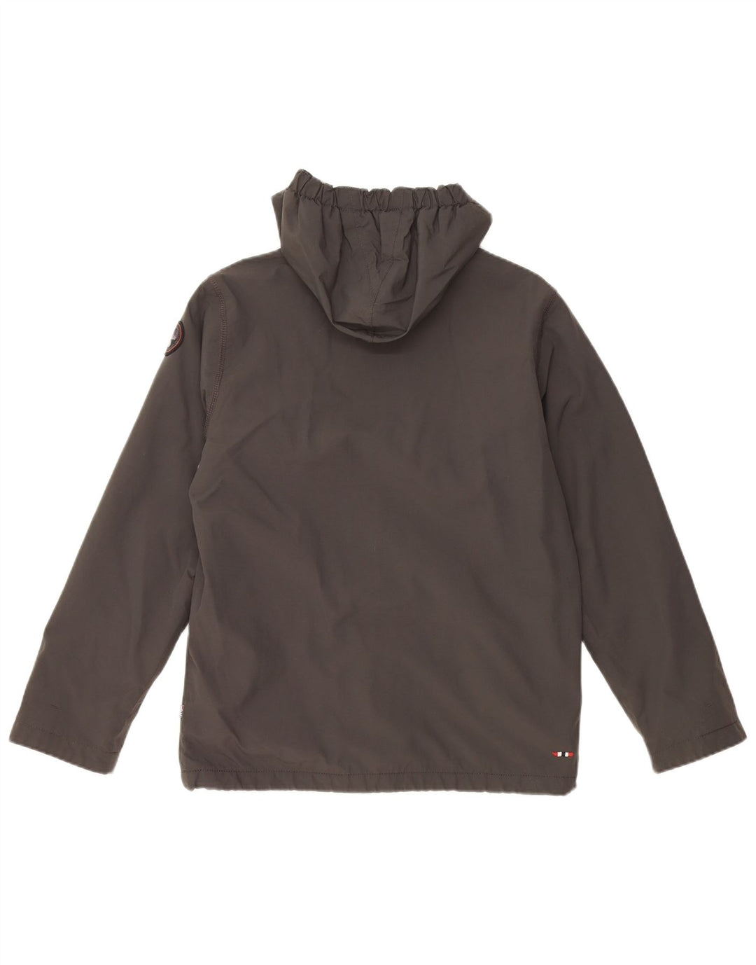 NAPAPIJRI Boys Geographic Graphic Windbreaker Jacket 13-14 Years Grå