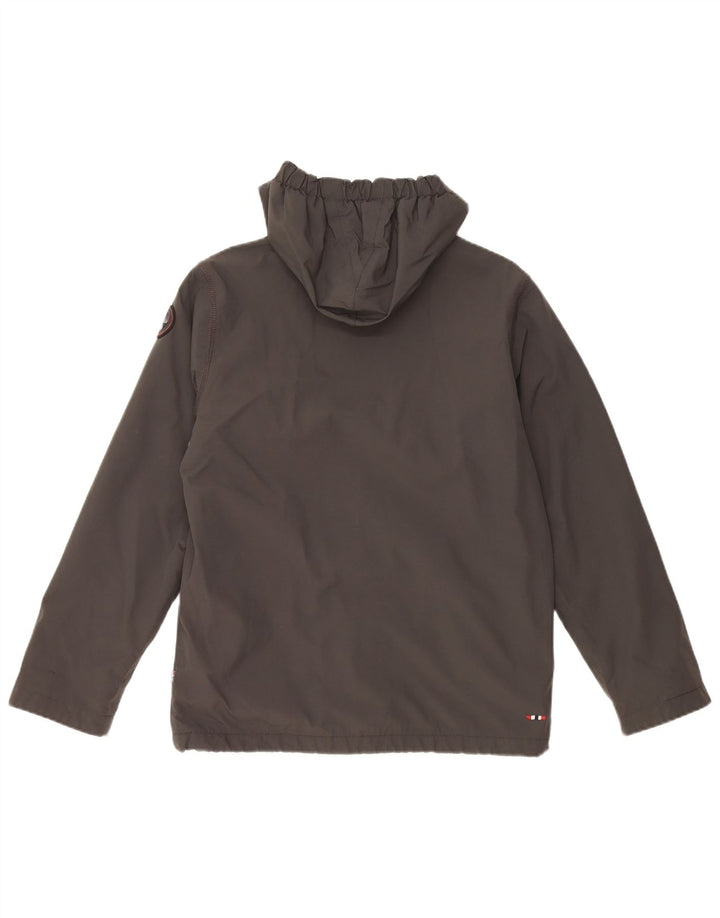 NAPAPIJRI Boys Geographic Graphic Windbreaker Jacket 13-14 Years Grå