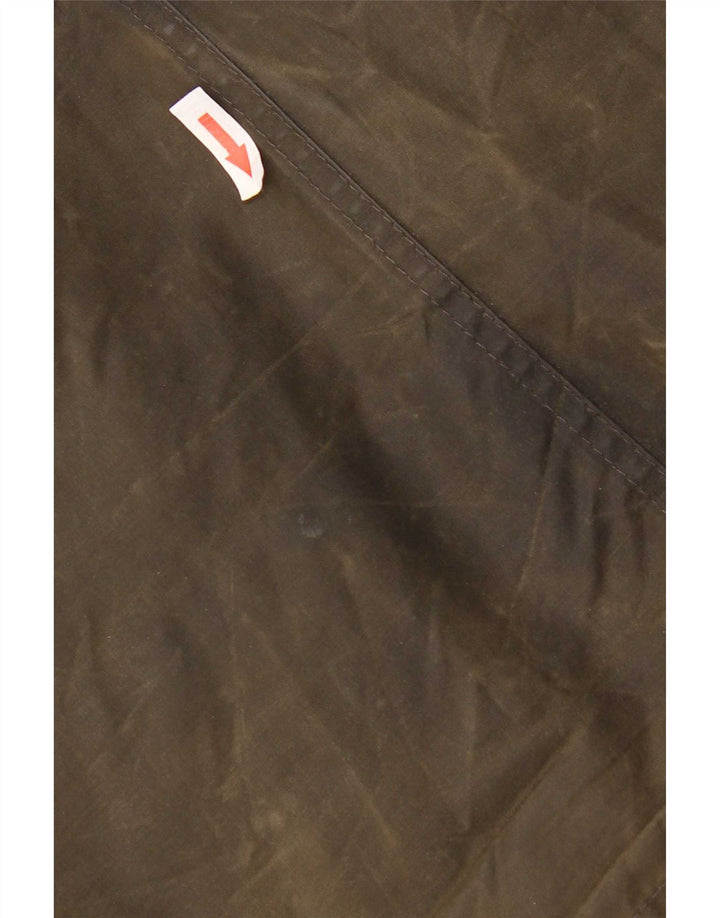 Barbour Herre vokset bomuldsjakke UK 38 Medium Khaki Bomuld