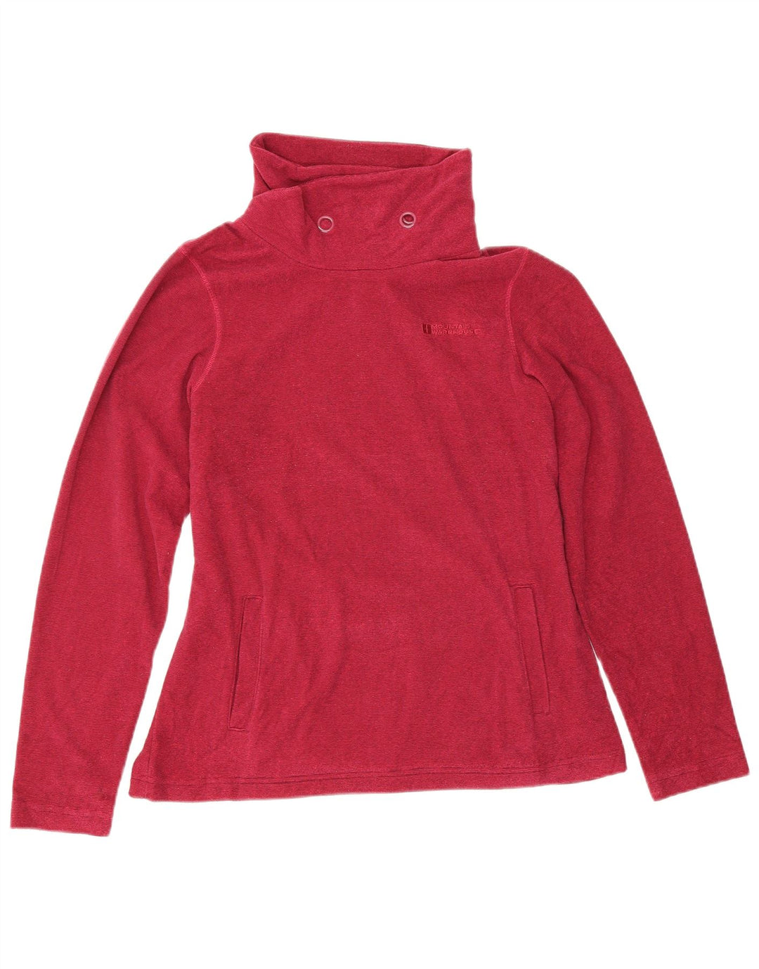 Mountain Warehouse Dame Fleece Jumper UK 12 Medium Rød Polyester