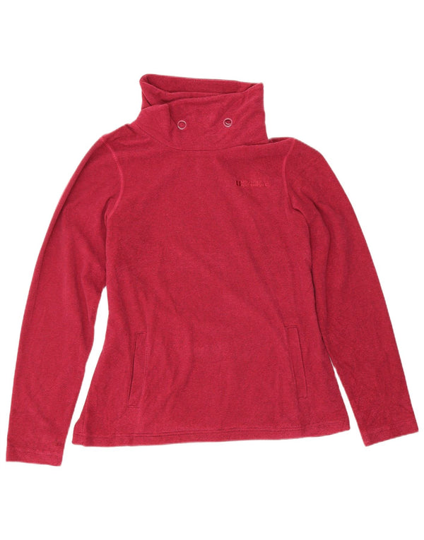 Mountain Warehouse Dame Fleece Jumper UK 12 Medium Rød Polyester