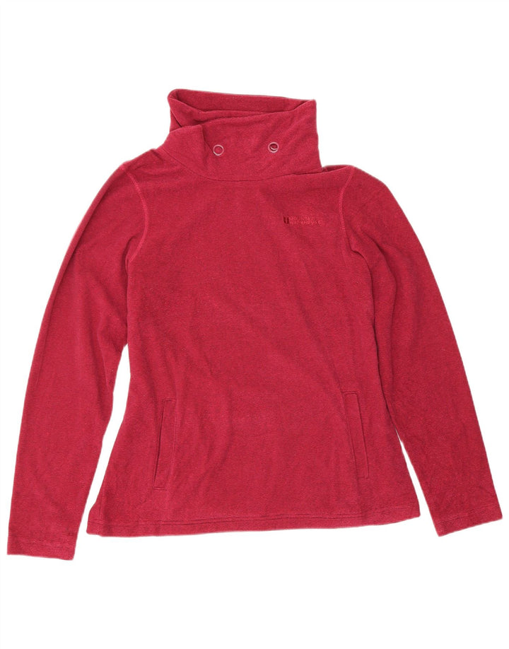 Mountain Warehouse Dame Fleece Jumper UK 12 Medium Rød Polyester