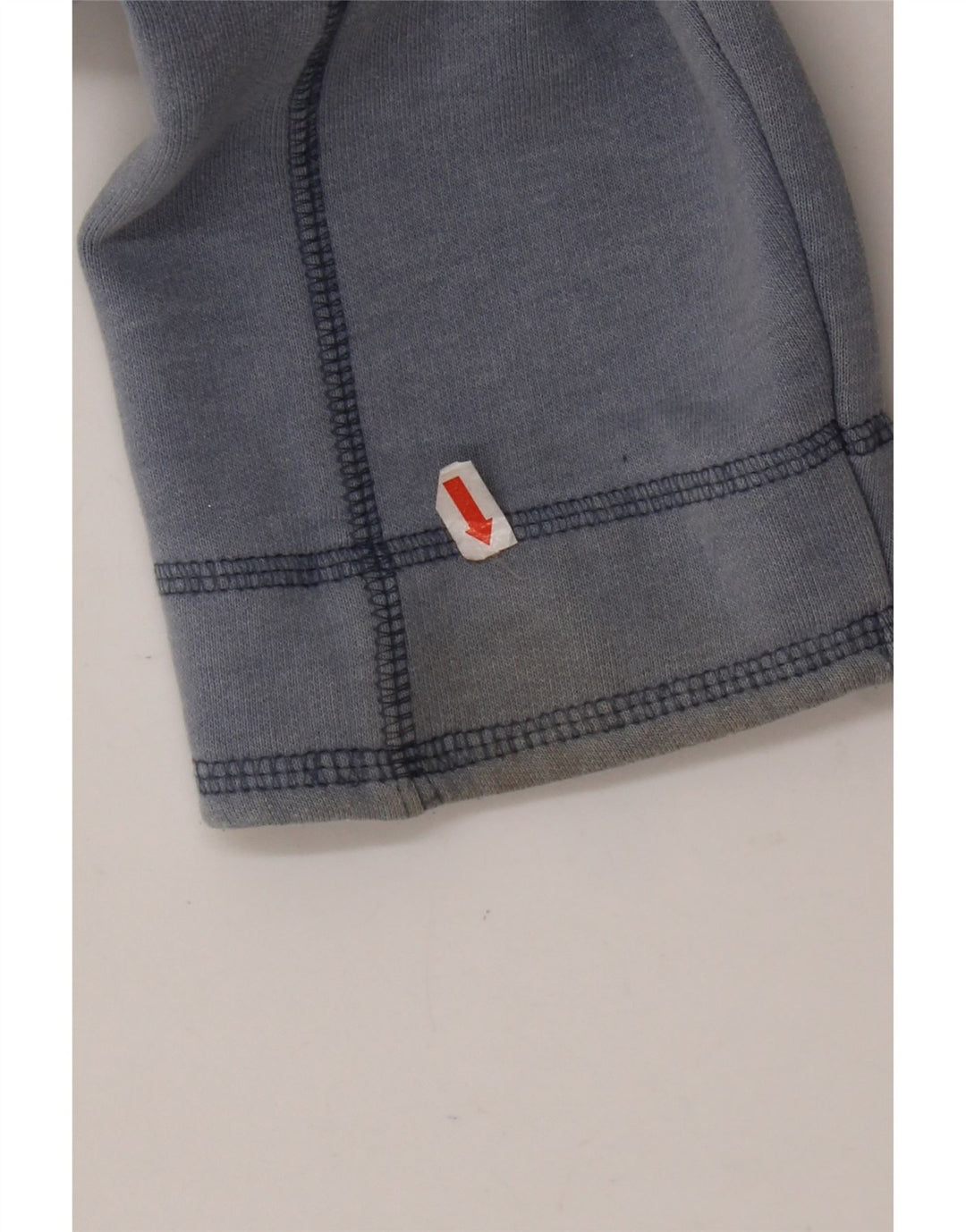 WEIRD FISH Herre Zip Neck Sweatshirt Jumper Stor Blå Bomuld