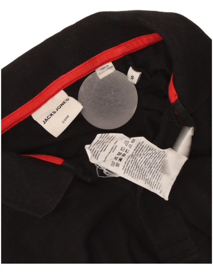 Jack & Jones herre poloskjorte lille sort bomuld