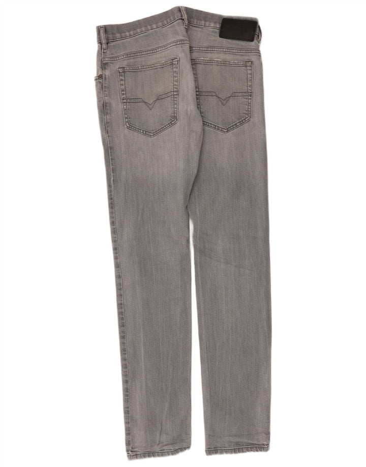 DIESEL Herre D-Yennox Tapered Jeans W30 L32 Grå Bomuld