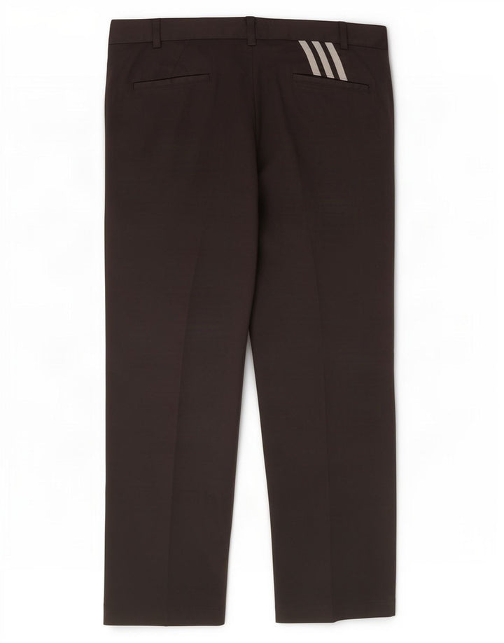 Adidas Straight Suit Bukser til mænd W40 L30 Sort polyester