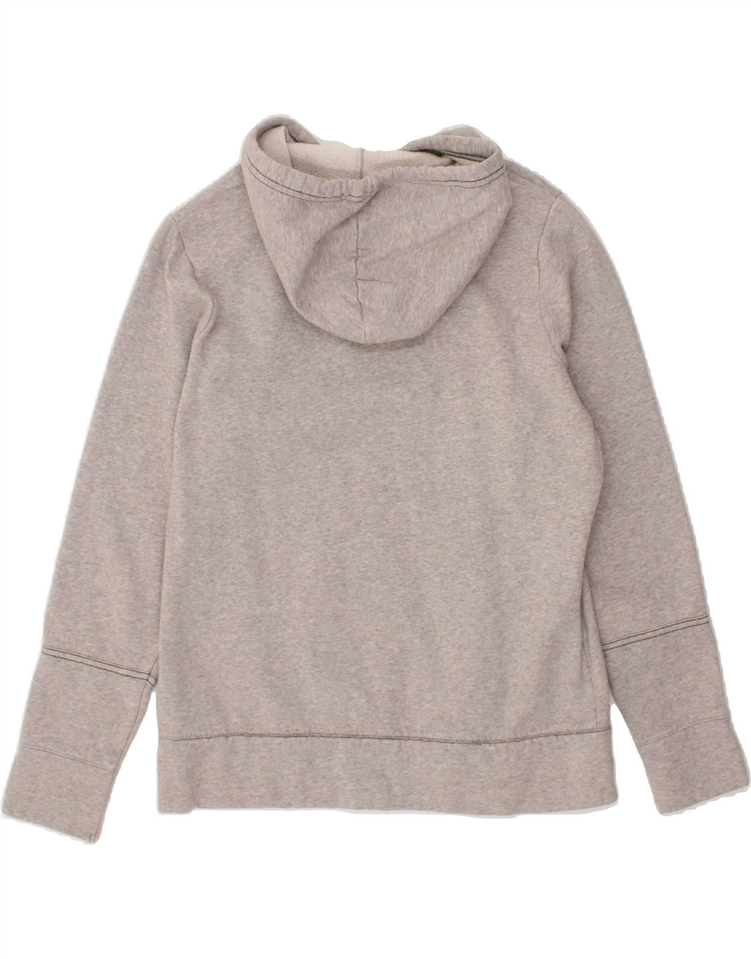 REEBOK Womens Hoodie Jumper UK 14 Medium Grey Vintage Reebok and Second-Hand Reebok from Messina Hembry 