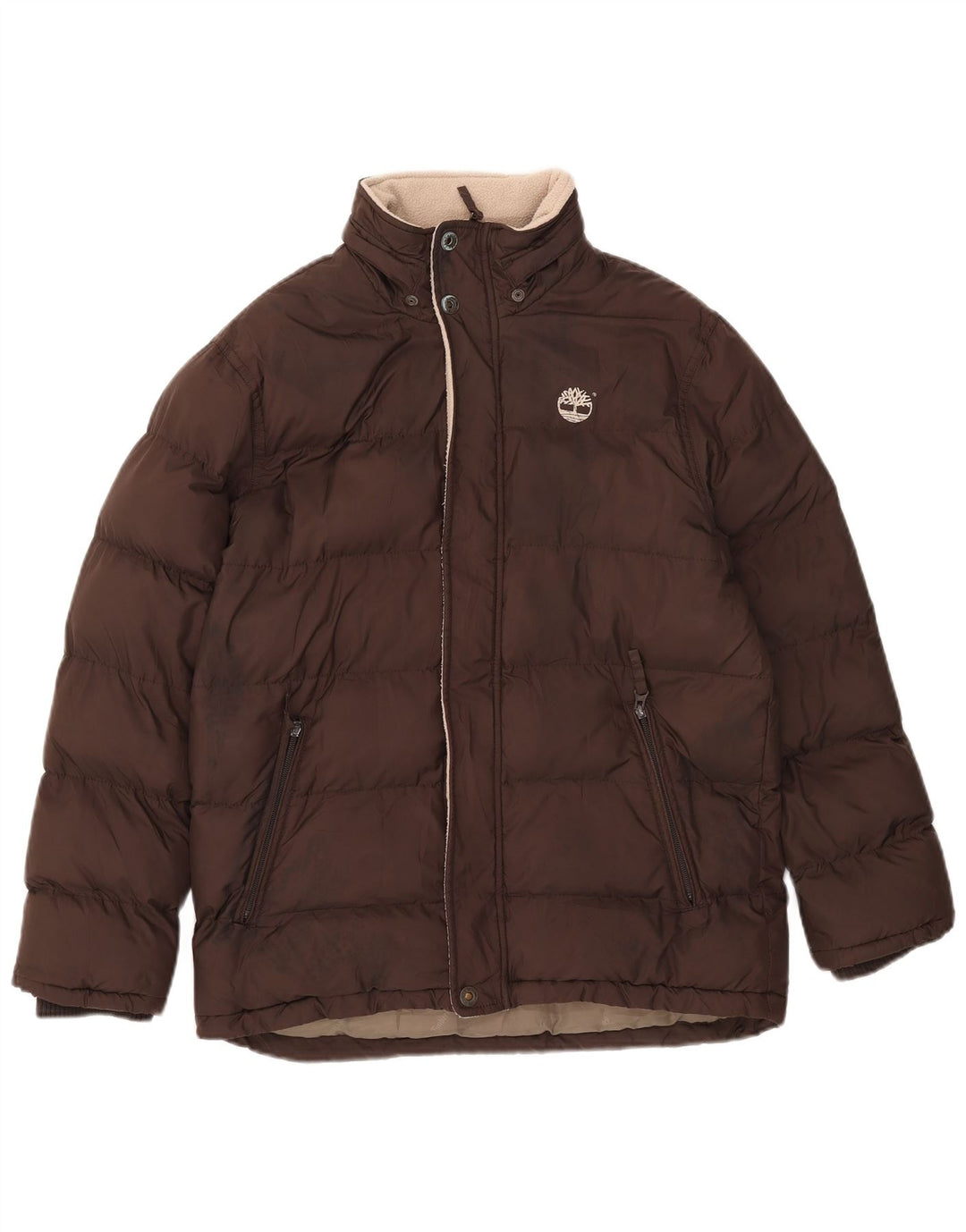 Timberland drenge polstret jakke 13-14 år brun polyester