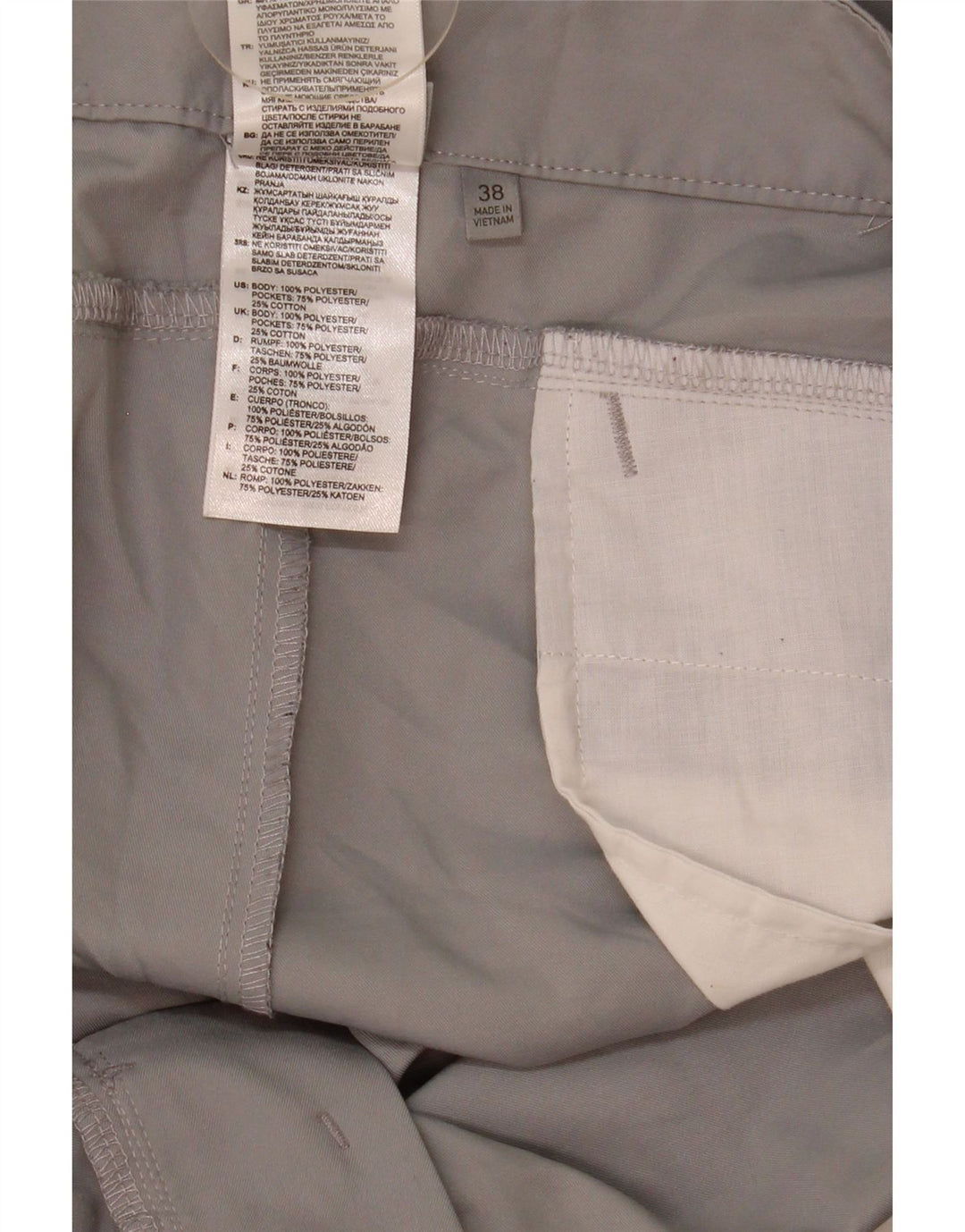 Adidas Chino Shorts til mænd W38 XL Grå polyester