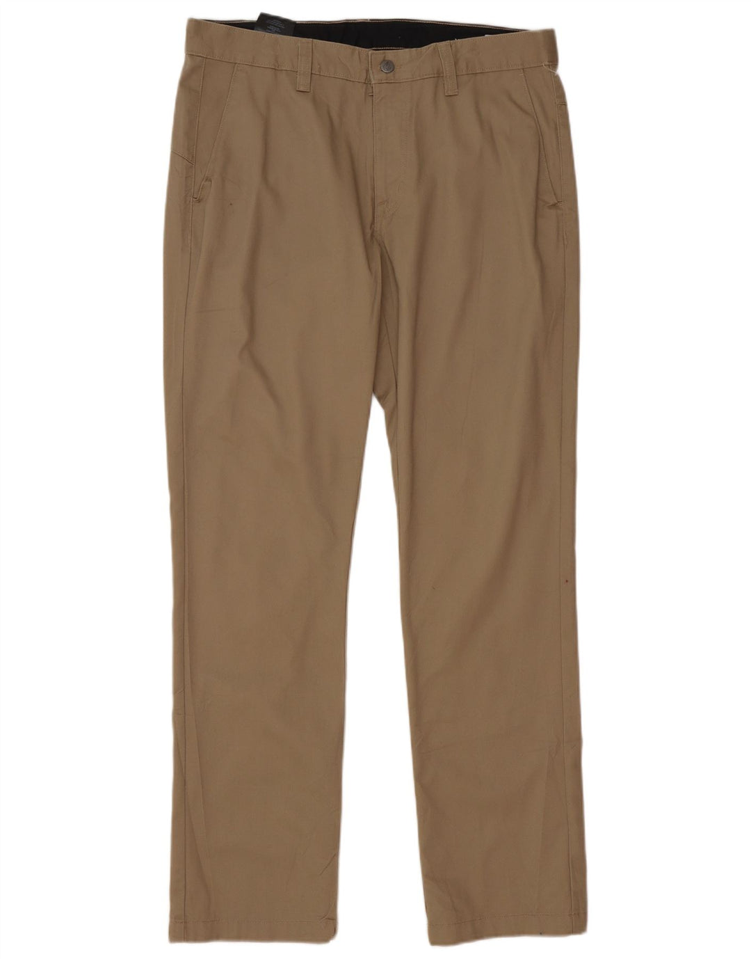 Volcom Straight Chino Bukser til mænd W34 L32 Beige Bomuld