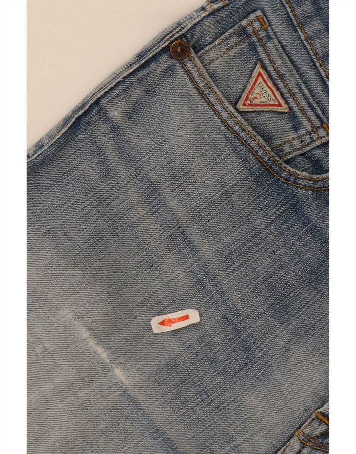 Guess Straight Jeans til mænd W32 L29 blå bomuld