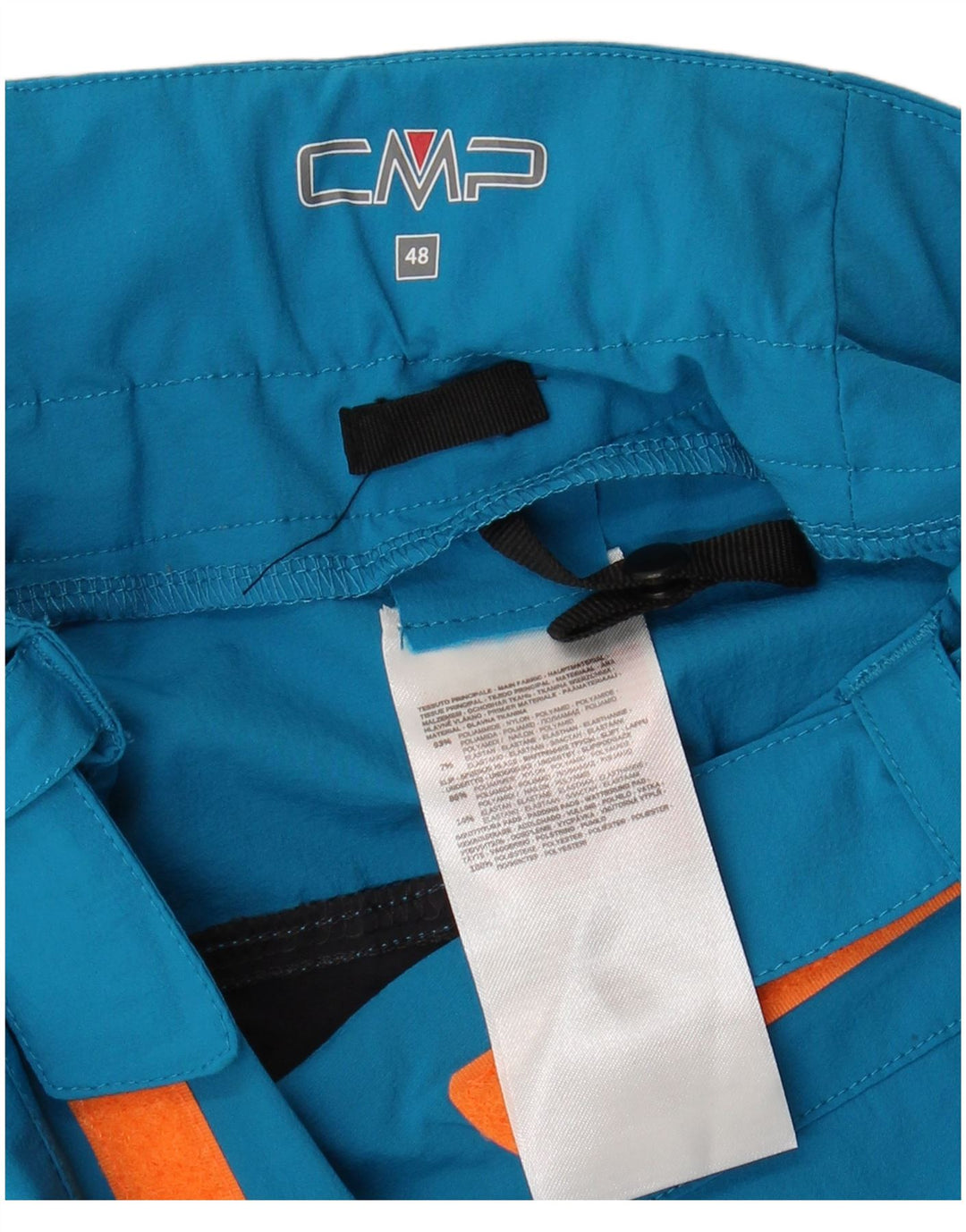 CMP Herre Cargo Shorts IT 48 Medium W32 Blå Colourblock Polyamid