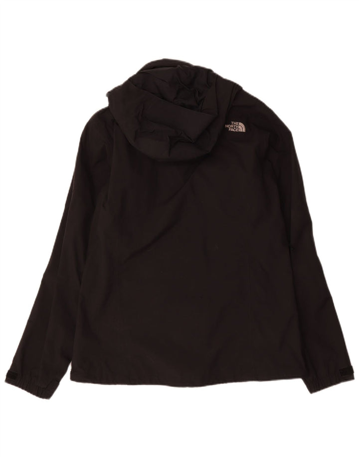 The North Face Regnjakke med hætte til kvinder UK 14 Medium Sort Polyester