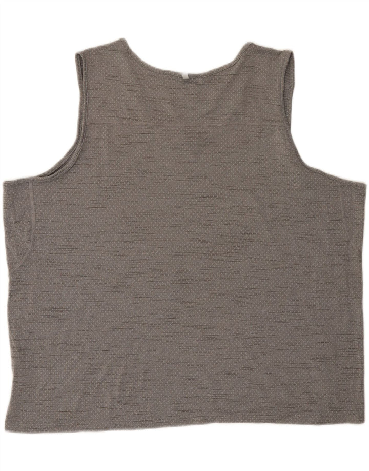RUSSELL ATHLETIC Herre Dri-Power Vest Top UK 46/48 XL Grå Flecked