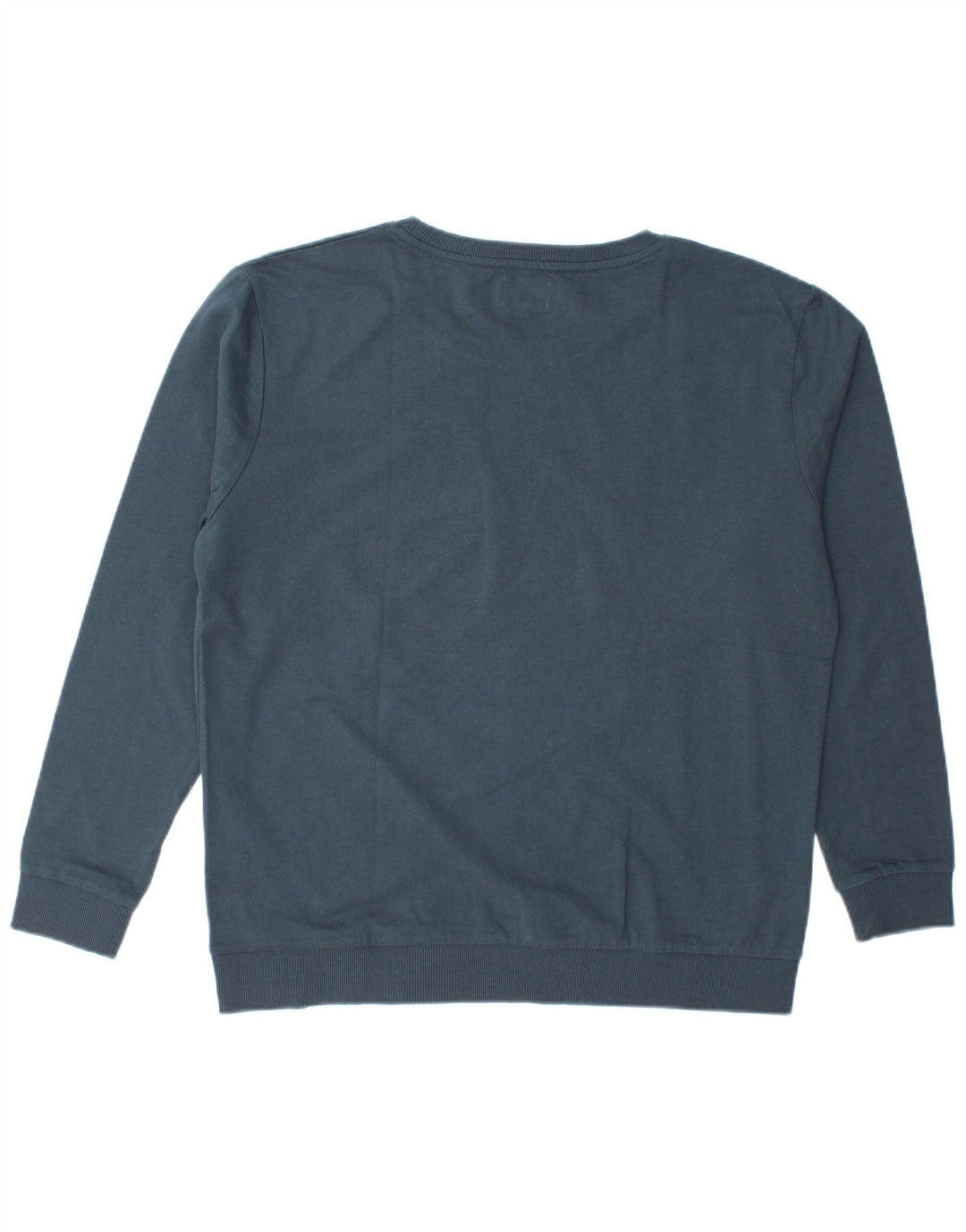 Avirex Dame Sweatshirt Jumper UK 18 XL Blå Bomuld