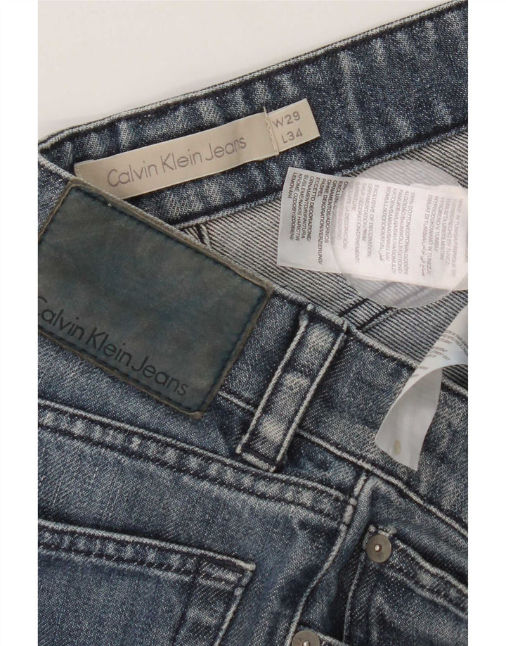 Calvin Klein Herre Slim Jeans W29 L29 Blå Bomuld