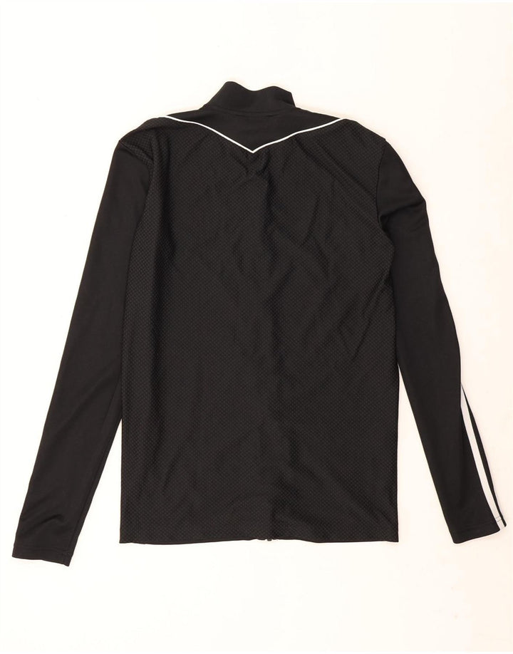 Adidas Herre Aeroready Slim Fit Træningsdragt Top Jakke Lille Sort Polyester