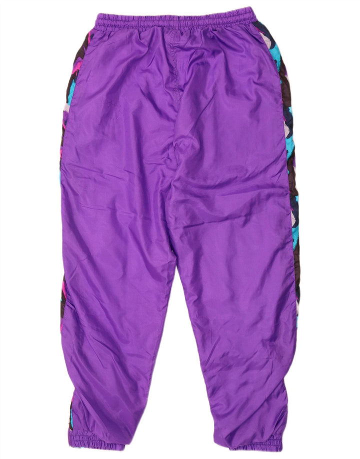 VINTAGE Træningsdragt til mænd Joggers Medium Lilla Colourblock Nylon