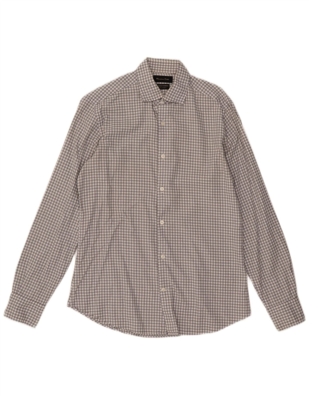 Massimo Dutti Herreskjorte Lille Grå Gingham