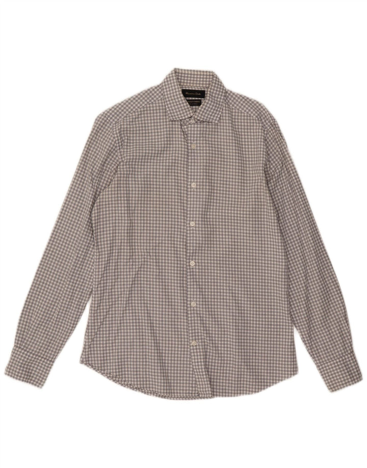 Massimo Dutti Herreskjorte Lille Grå Gingham