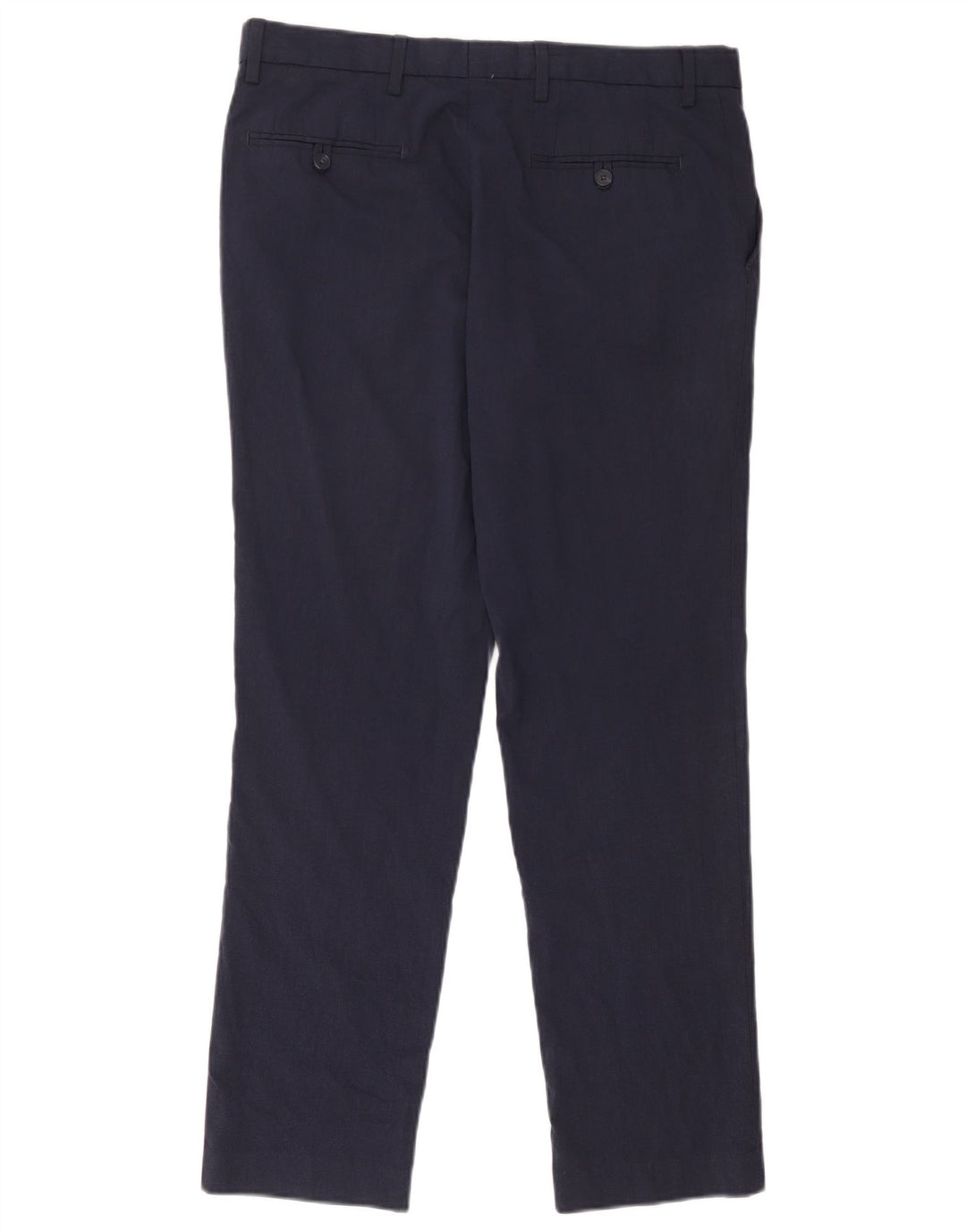 Marks & Spencer Herre Slim Fit Chinobukser W34 L31 Marineblå polyester