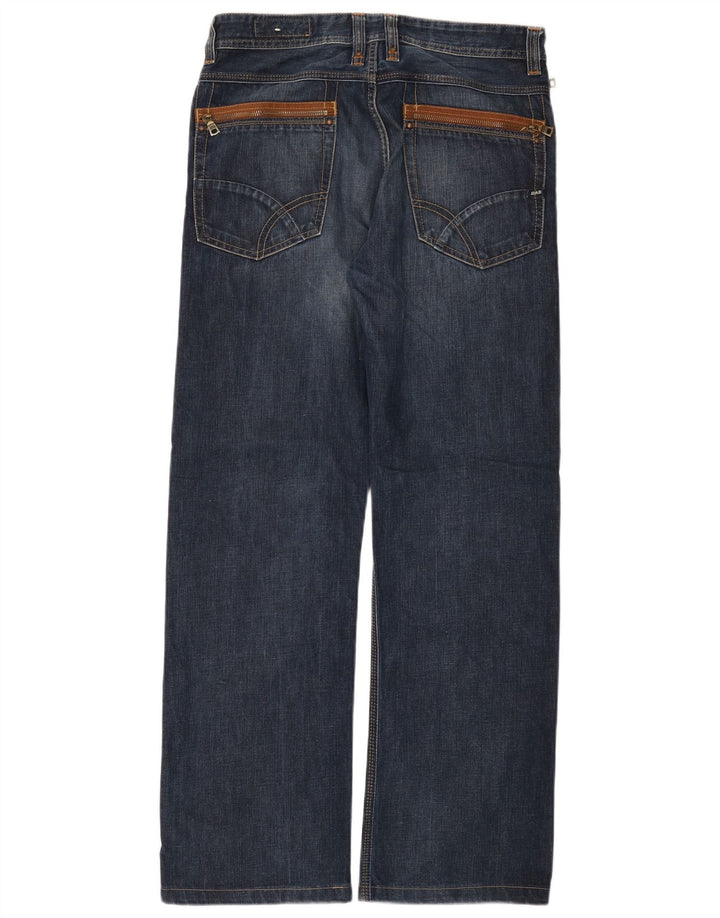 Gas Straight Jeans til mænd W32 L31 Blå Bomuld