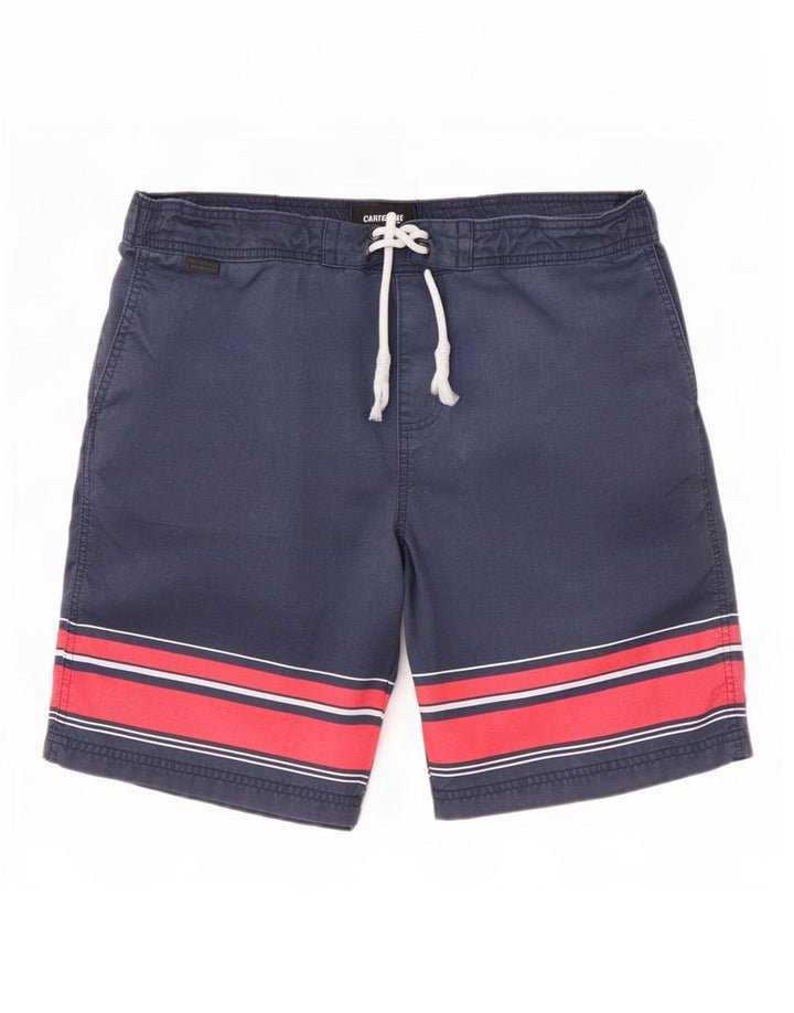 Marks & Spencer Badeshorts til mænd XL Marineblå Colourblock Polyester