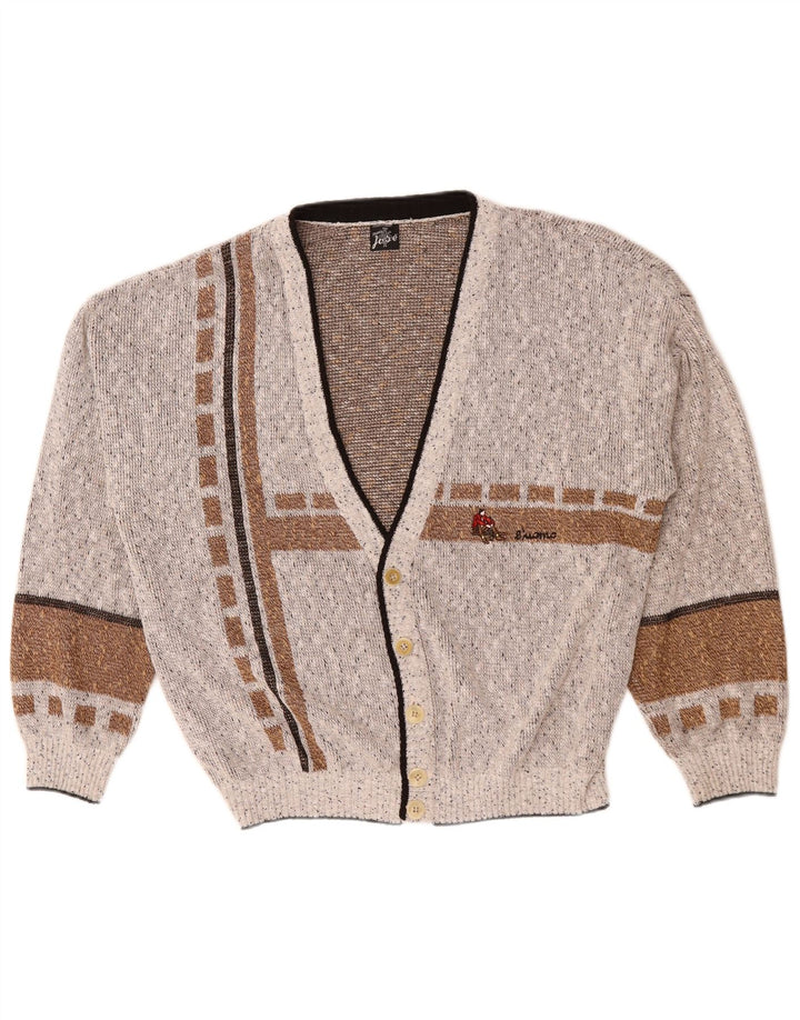 Maria Jose Herre Cardigan Sweater XL Grå Colourblock