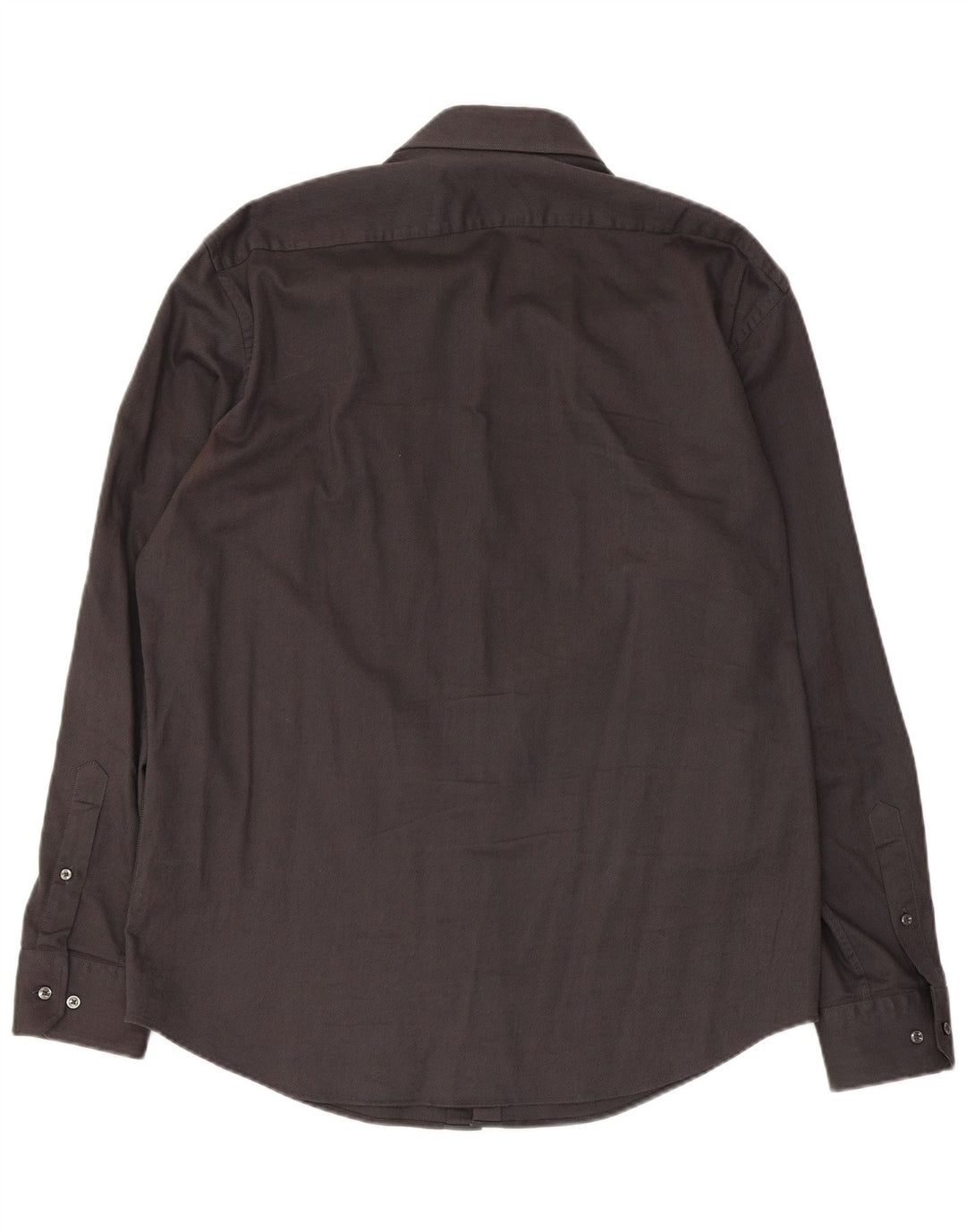 Hugo Boss Herre Regular Fit Skjorte Størrelse 43 17 XL Grå Bomuld