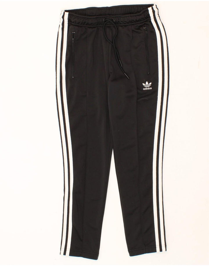 ADIDAS Womens Tracksuit Trousers UK 8 Small  Black Polyester Vintage Adidas and Second-Hand Adidas from Messina Hembry 
