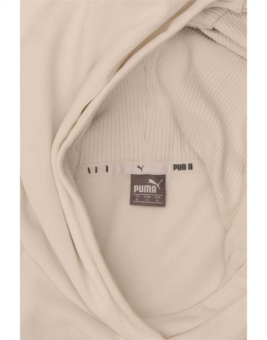 PUMA Womens Hoodie Jumper UK 18 XL White Vintage Puma and Second-Hand Puma from Messina Hembry 